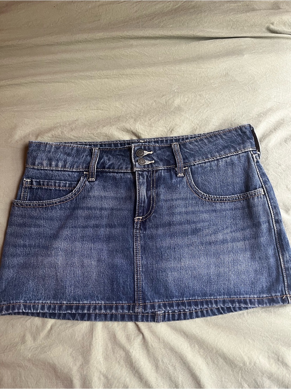 Hollister Denim Mini Skirt — Size 6!!